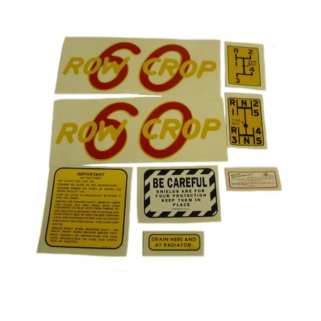 Aftermarket Oliver 60 Row Crop Decal Set MAE30-0789